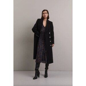 Veronica Beard Nalida Dickey Coat Black Classic Size 10 NEW